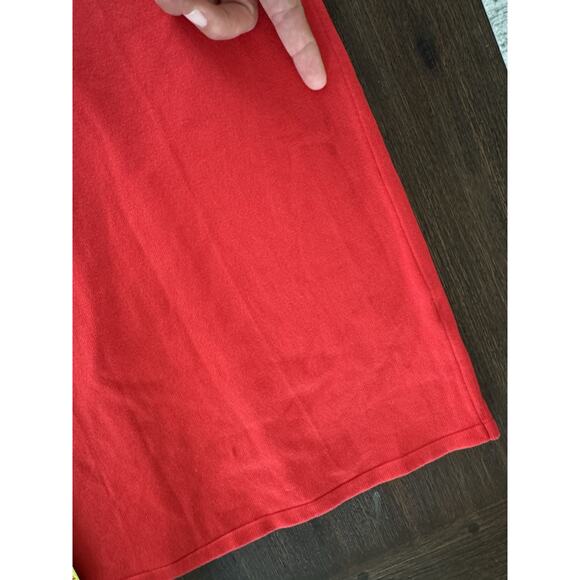 Meshki Dress Midi Red Marina Sleeveless Buttoned Knit XS - Picture 10 of 12